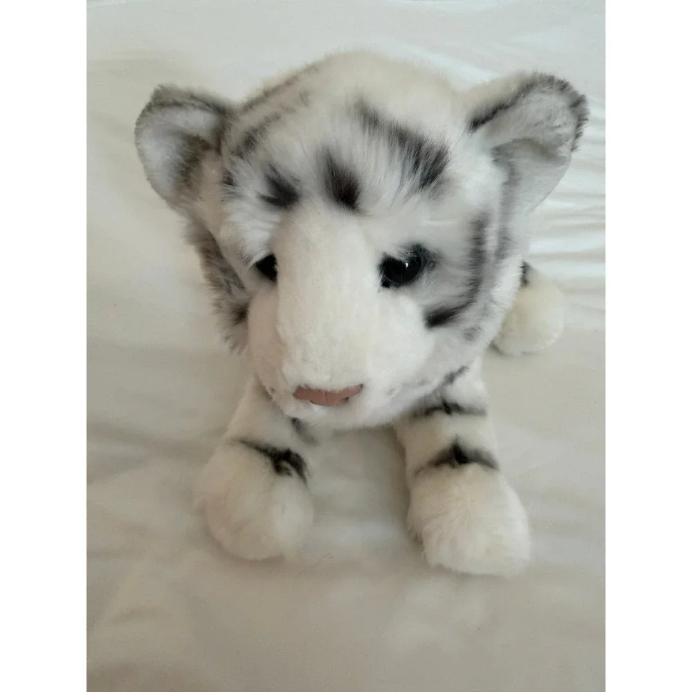 Douglas Cuddle Toys White Tiger Cub Plush Realistic 12Inch Stuffed Animal
